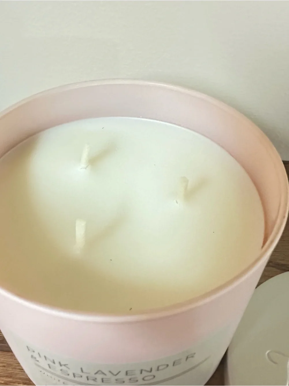White Barn Pink Lavender & Espresso 3 -Wick Candle - Bath & Body Works 14.5 oz